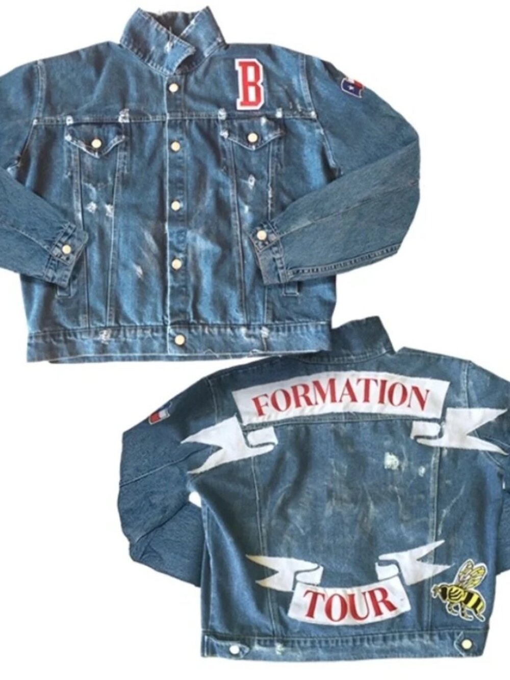 Beyoncé Formation 2016 Tour Rare Denim Jacket - Picture 3 of 10